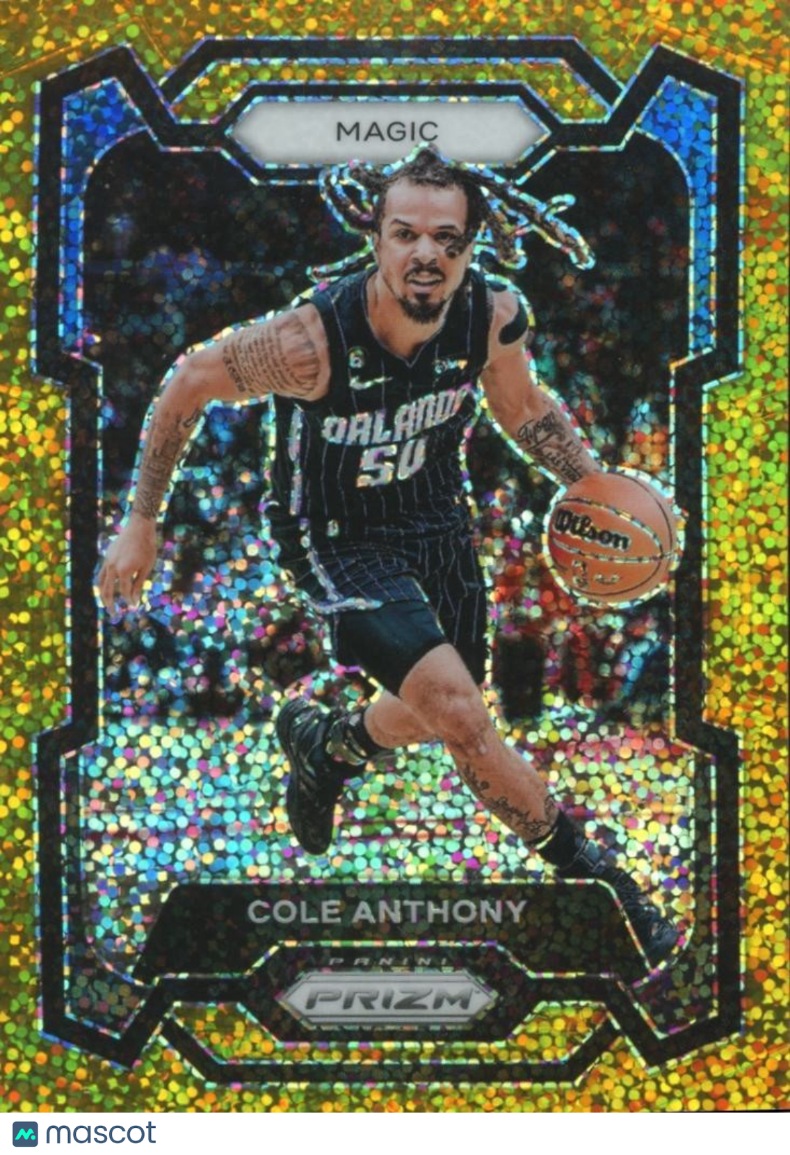 Cole Anthony 2023-24 Prizm GOLD Speckle Prizm SSP Orlando Magic 10/24