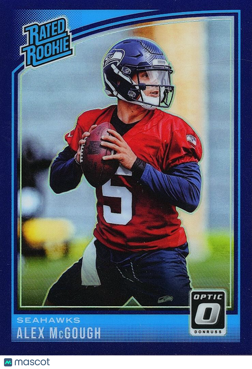 Alex Mcgough 2018 Optic Rated Rookie Purple Prizm Seattle Seahawks 13/50 #193