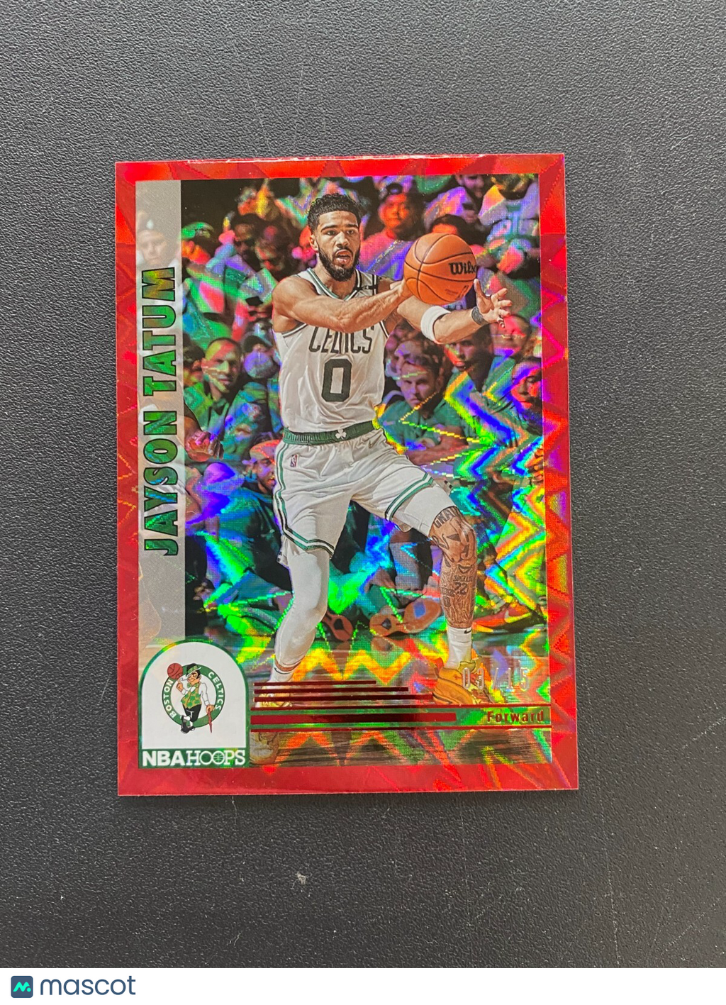 Jayson Tatum 2022-23 NBA Hoops Red Explosion SSP Boston Celtics 3/15