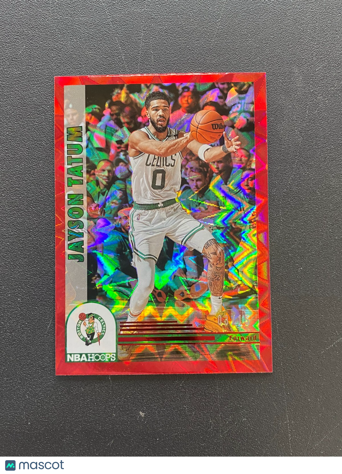 Jayson Tatum 2022-23 NBA Hoops Red Explosion SSP Boston Celtics 3/15