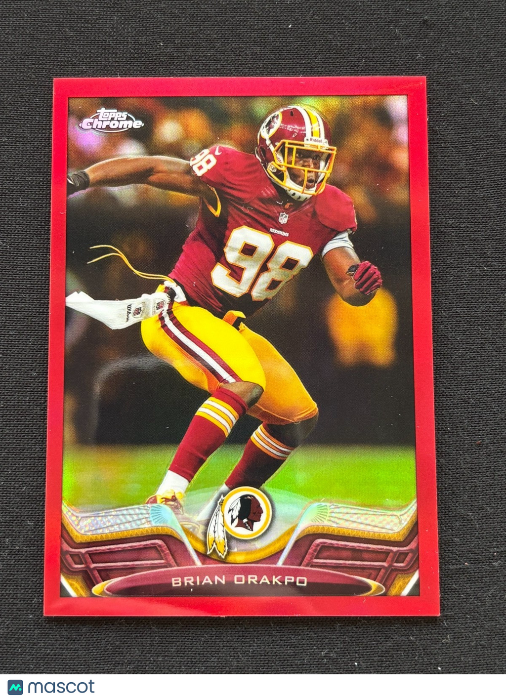 Brian Orakpo 2013 Topps Chrome RED Refractor Redskins Texas Longhorns 9/25
