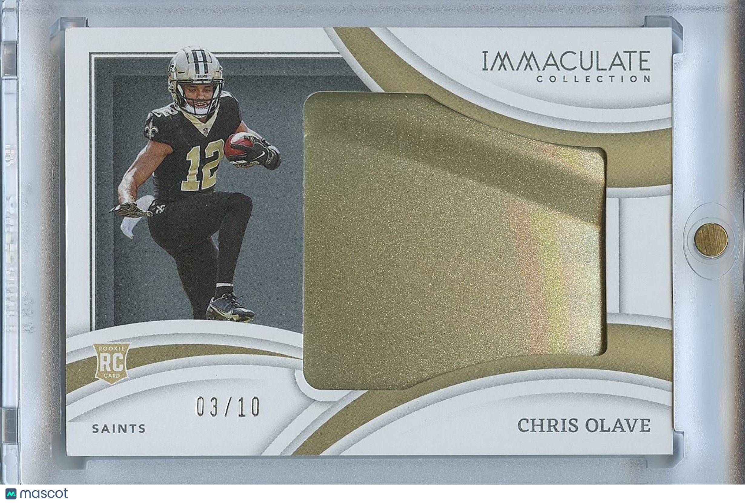 Chris Olave 2022 Immaculate Helmet Rookie RC New Orleans Saints 3/10