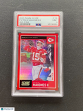 Patrick Mahomes II 2020 Score Red Zone SSP Kansas City Chiefs 5/20 #136 PSA 9