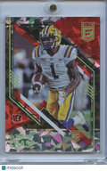 Ja'Marr Chase 2021 Elite Cracked Ice Rookie RC 1/1 LSU Tigers Cincinnati Bengals