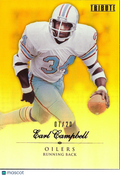 Earl Campbell 2010 Topps Tribute GOLD Houston Oilers Longhorns 7/20 #94