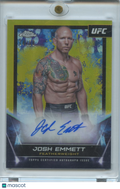 Josh Emmett 2024 Topps Chrome GOLD Refractor Auto Autograph UFC MMA 14/50