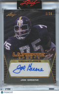Joe Greene 2021 Leaf Ultimate Auto Autograph Pittsburgh Steelers 8/20