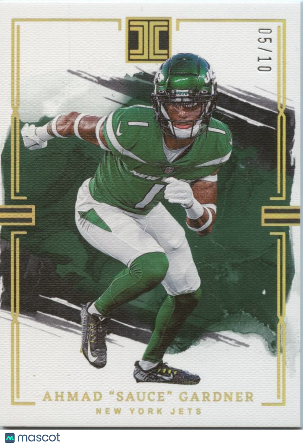 Ahmad Sauce Gardner 2023 Impeccable GOLD New York Jets 5/10 #74