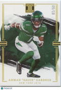 Ahmad Sauce Gardner 2023 Impeccable GOLD New York Jets 5/10 #74