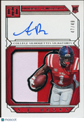 A.J. Brown 2019 National Treasures Auto Autograph Patch RC Ole Miss Eagles 47/49