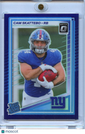 Cam Skattebo 2025 Optic Rated Rookie Purple Prizm RC 25/60 New York Giants
