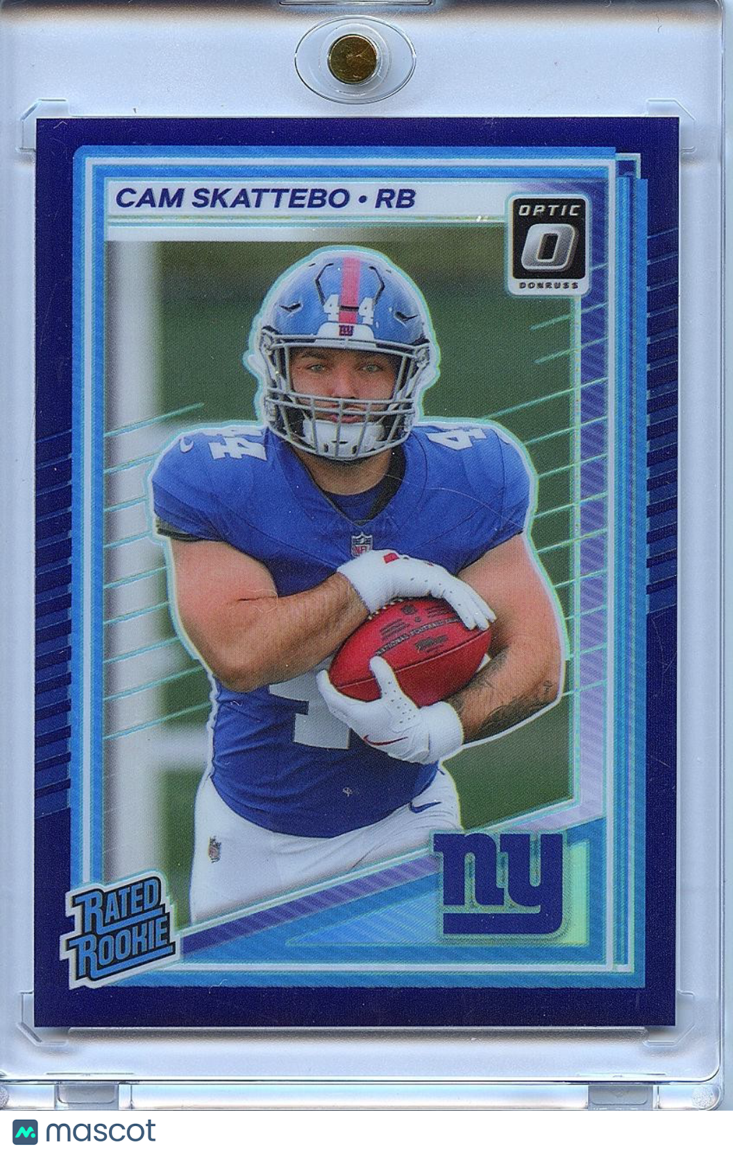 Cam Skattebo 2025 Optic Rated Rookie Purple Prizm RC 25/60 New York Giants