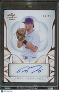 Trey Yesavage 2024 Leaf Trinity Auto Autograph Rookie Toronto Blue Jays 86/99