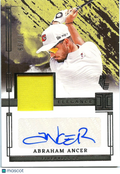 Abraham Ancer 2024-25 Impeccable LIV Golf Auto Autograph Shirt Patch 70/99