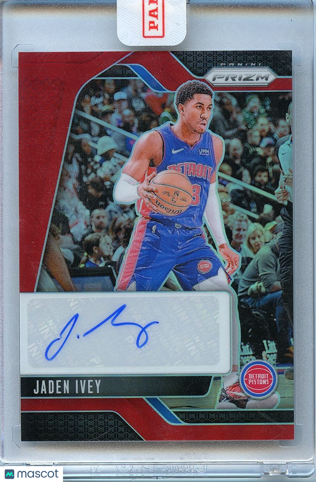 Jaden Ivey 2024-25 Prizm Red Auto Autograph Detroit Pistons 37/99