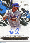 Pete Alonso 2021 Topps Inception On Card Auto Autograph New York Mets 59/75