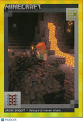 Iron Ingot 2024 Panini Minecraft GOLD Parallel Mining Never Stops 70/99 #123