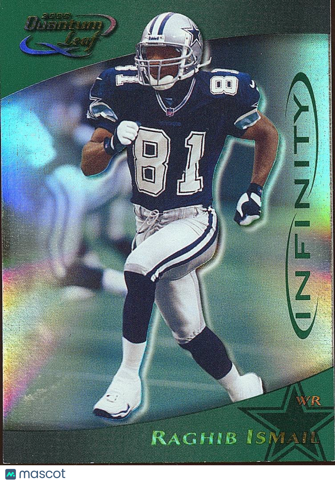 Raghib Ismail 2000 Quantum Leaf Infinity Green Dallas Cowboys 96/100 #71
