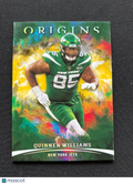 Quinnen Williams 2021 Origins GOLD SSP New York Jets 9/10 #78