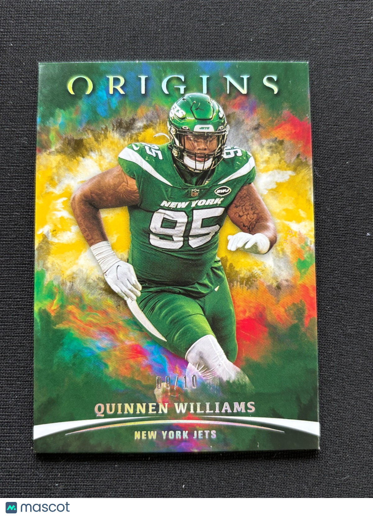 Quinnen Williams 2021 Origins GOLD SSP New York Jets 9/10 #78