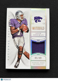 Josh Freeman 2015 National Treasures Game Worn Patch Kansas State Wildcats 5/49
