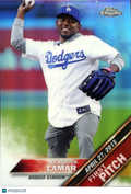 Kendrick Lamar 2016 Topps Chrome First Pitch Refractor RC Los Angeles Dodgers