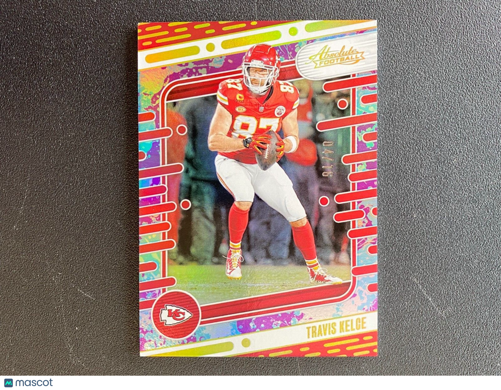 Travis Kelce 2024 Absolute Psychedelic SSP Kansas City Chiefs 4/16
