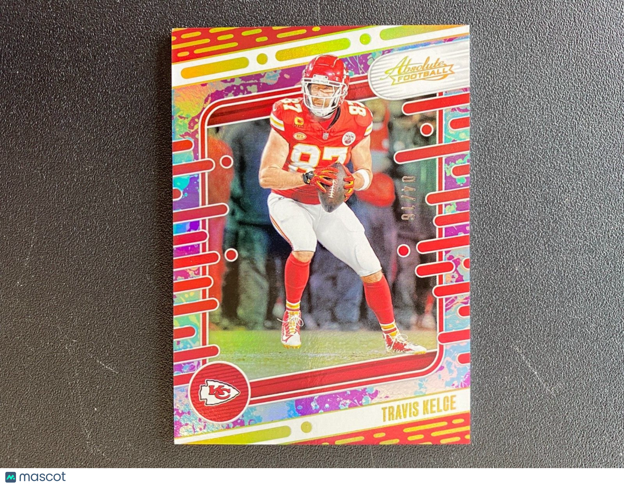 Travis Kelce 2024 Absolute Psychedelic SSP Kansas City Chiefs 4/16