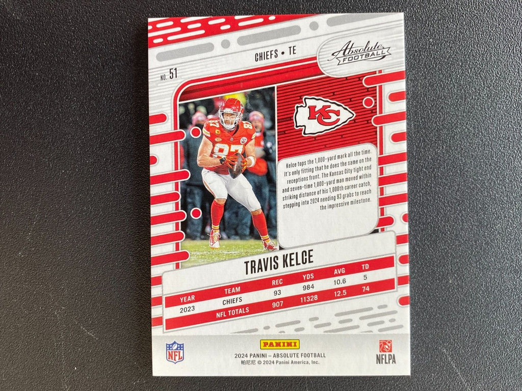 Travis Kelce 2024 Absolute Psychedelic SSP Kansas City Chiefs 4/16
