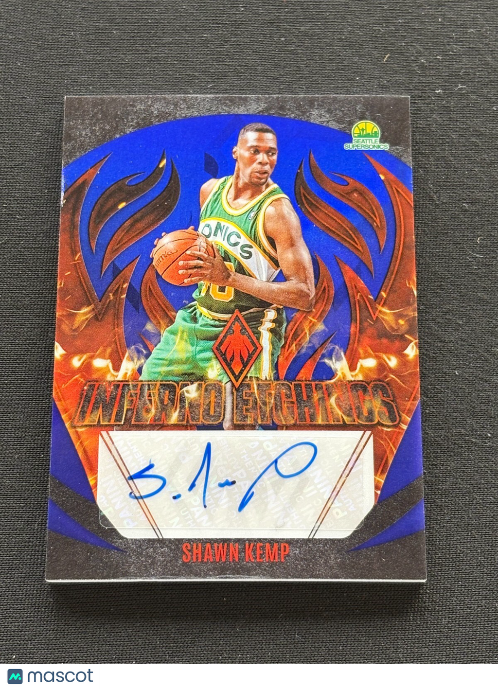Shawn Kemp 2023-24 Phoenix Auto Autograph Inferno Seattle Supersonics 3/25