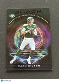 Zach Wilson 2022 Panini Black Forcefield CASE HIT SSP New York Jets BYU