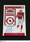 Hakeem Butler 2019 Contenders on Card Auto Autograph RC St. Louis Battlehawks