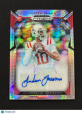Jordan Ta'Amu 2019 Prizm Draft Auto Autograph RC Rookie Ole Miss Defenders 8/75