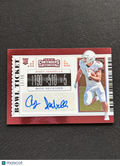Andy Isabella 2019 Contenders Auto Autograph RC St. Louis Battlehawks 58/99
