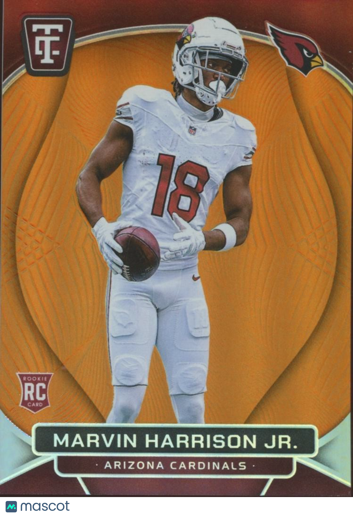 Marvin Harrison Jr. 2024 Totally Certified Orange Rookie RC Cardinals 36/99