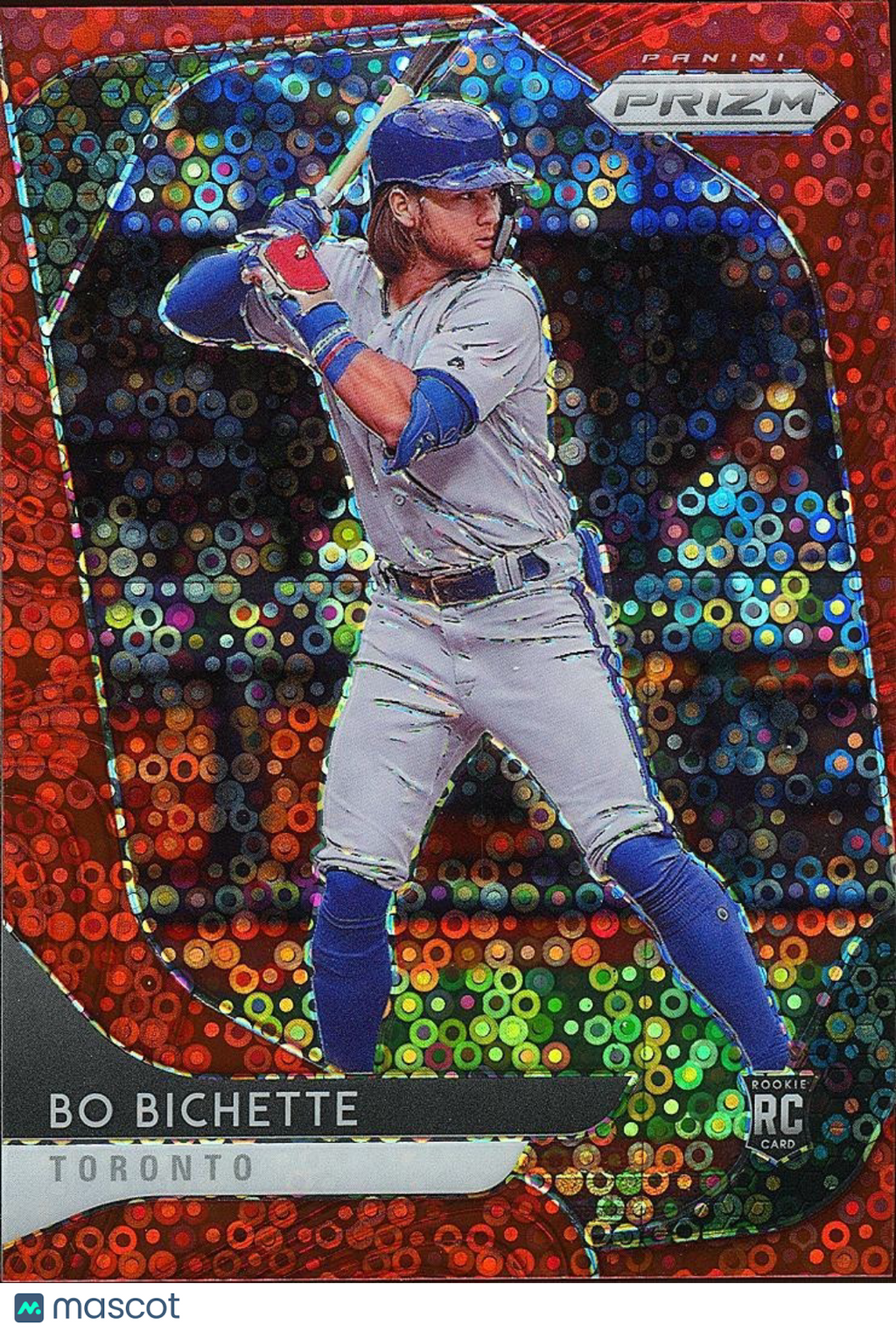 Bo Bichette 2020 Prizm Red Doughnut Circles RC Rookie Toronto Blue Jays 78/99
