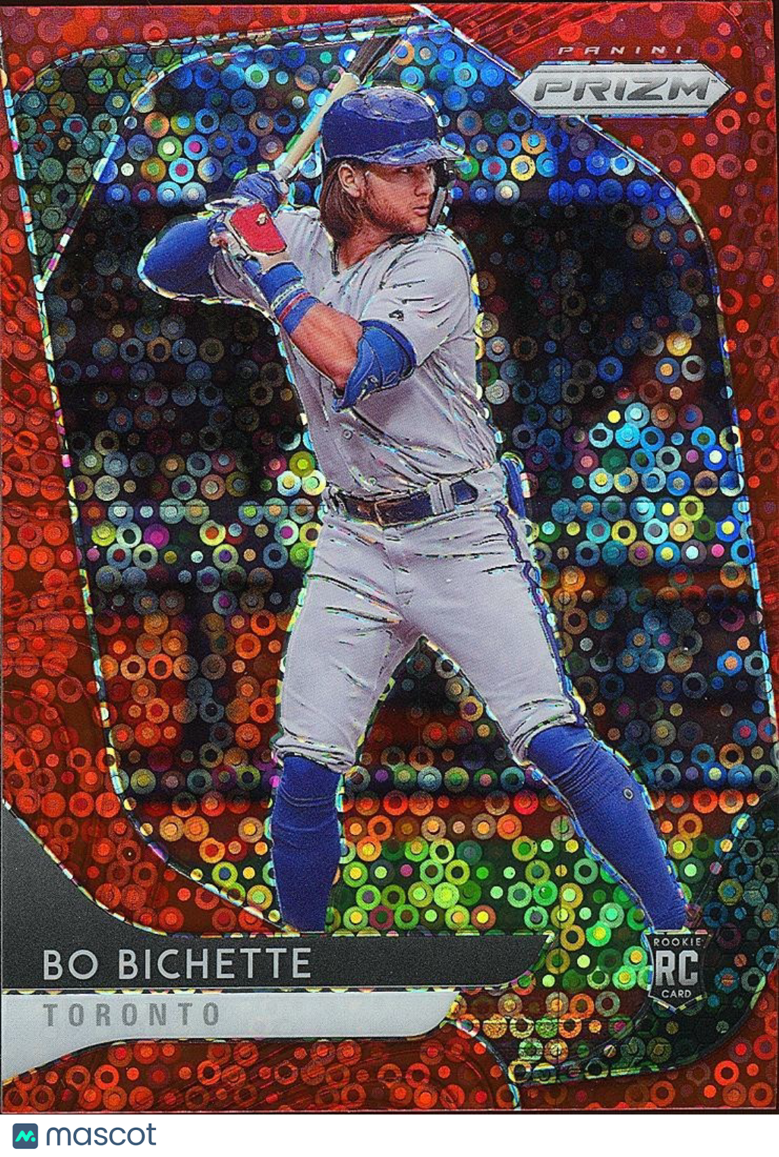 Bo Bichette 2020 Prizm Red Doughnut Circles RC Rookie Toronto Blue Jays 78/99