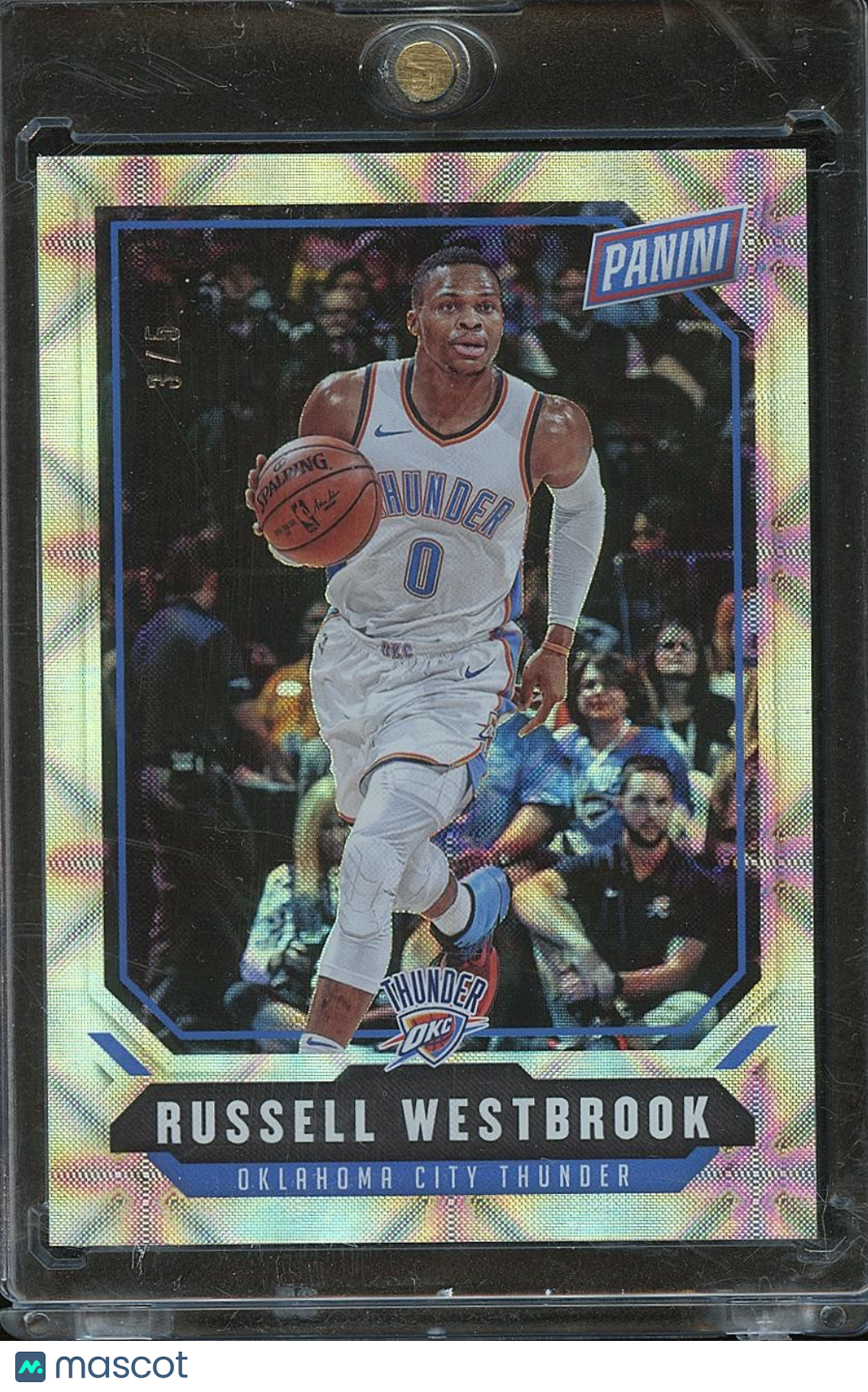 Russell Westbrook 2018 Panini The National Galactic SSP OKC Thunder 3/5