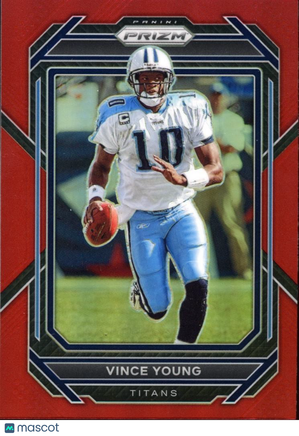 Vince Young 2022 Prizm Retail Red Prizm SSP Shortprint Titans Texas Longhorns
