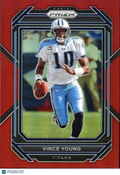 Vince Young 2022 Prizm Retail Red Prizm SSP Shortprint Titans Texas Longhorns