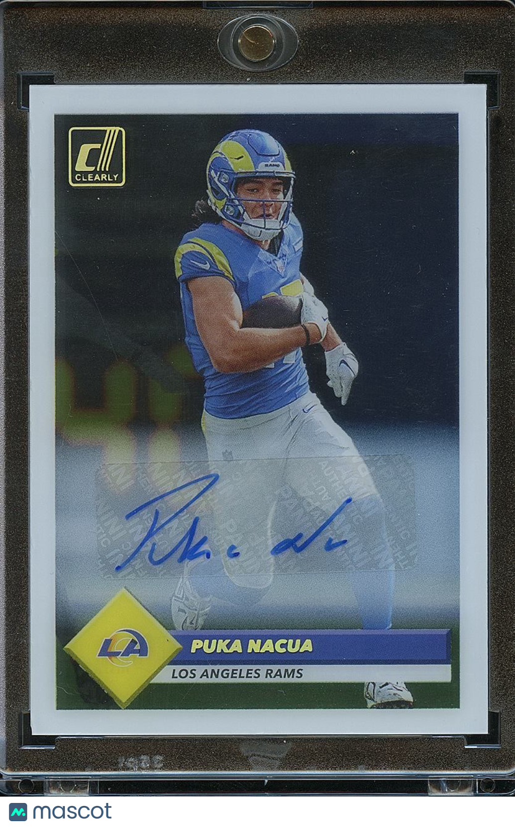 Puka Nacua 2023 Clearly Donruss Auto Autograph SSP Rookie RC Los Angeles Rams