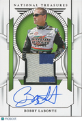 Bobby Labonte 2024 National Treasures On Card Auto Autograph Patch NASCAR 36/49