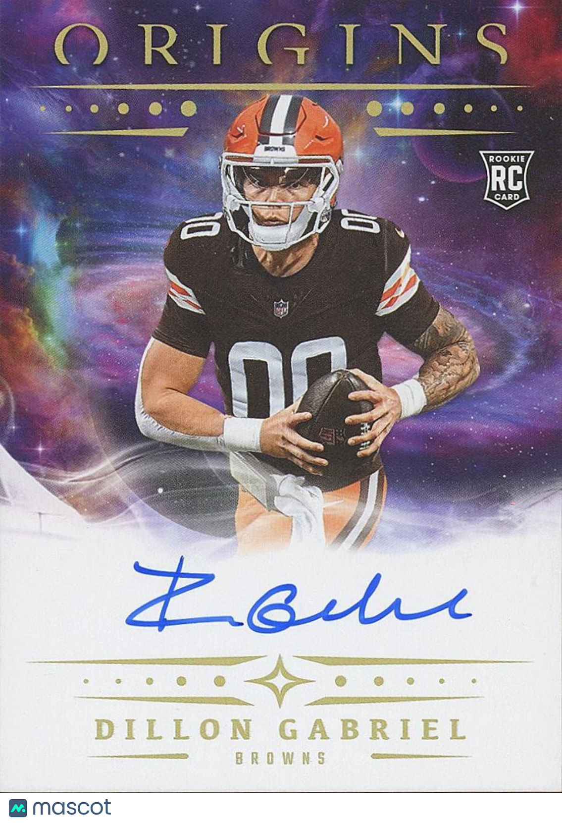 Dillon Gabriel 2025 Origins On Card Auto Autograph Rookie RC Cleveland Browns