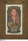 Lilia Vu 2024 Topps Allen & Ginter On Card Auto Autograph Golf