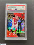 Harrison Butker 2018 Select Field Level Red Prizm RC Rookie KC Chiefs 8/49 PSA 9