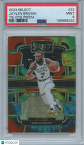 Jaylen Brown 2023-24 Select Tie-Dye Prizm  Boston Celtics 22/25 PSA 9