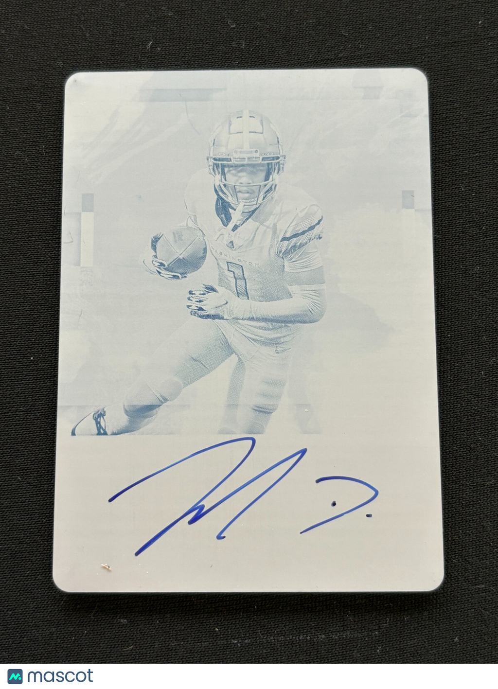 Jahan Dotson 2024 Impeccable Printing Plate Auto Autograph Commanders 1/1