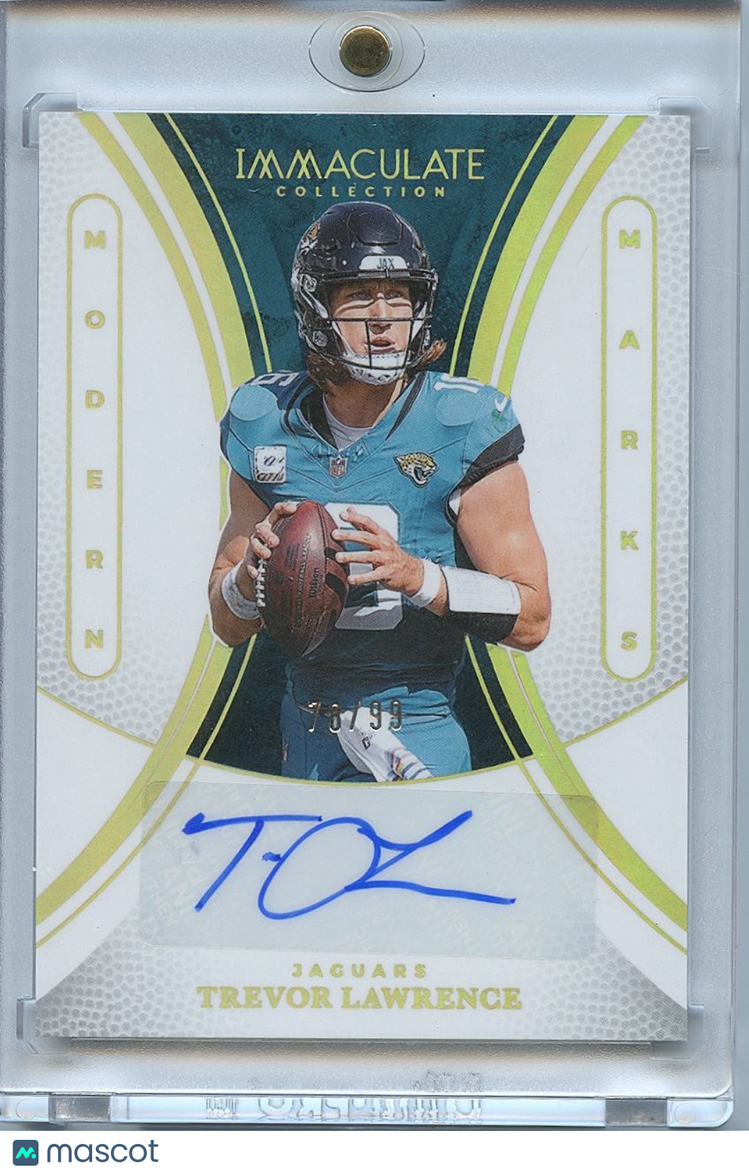 Trevor Lawrence 2025 Immaculate Auto Autograph Jacksonville Jaguars 78/99