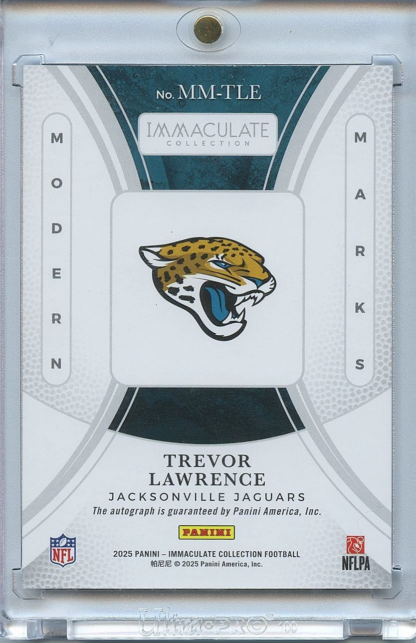 Trevor Lawrence 2025 Immaculate Auto Autograph Jacksonville Jaguars 78/99