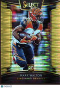 Mark Walton 2018 Select FOTL Orange Pulsar Prizm SSP RC Cincinnati Bengals 1/9